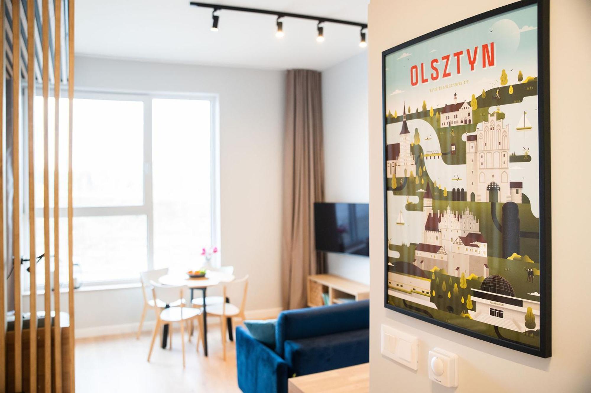 Apartament Ukiel Park 3 Przy Plazy Miejskiej - Free Parking,Fv Olštýn Exteriér fotografie